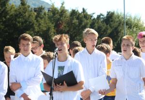 OTVORITEV PRED OŠ CERKNICA  16 FOTO LJUBO VUKELIČ